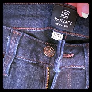 Just Black dark stretch jeans